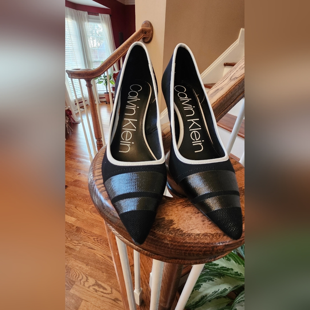 Calvin Klein Black Mesh Women's Shoes